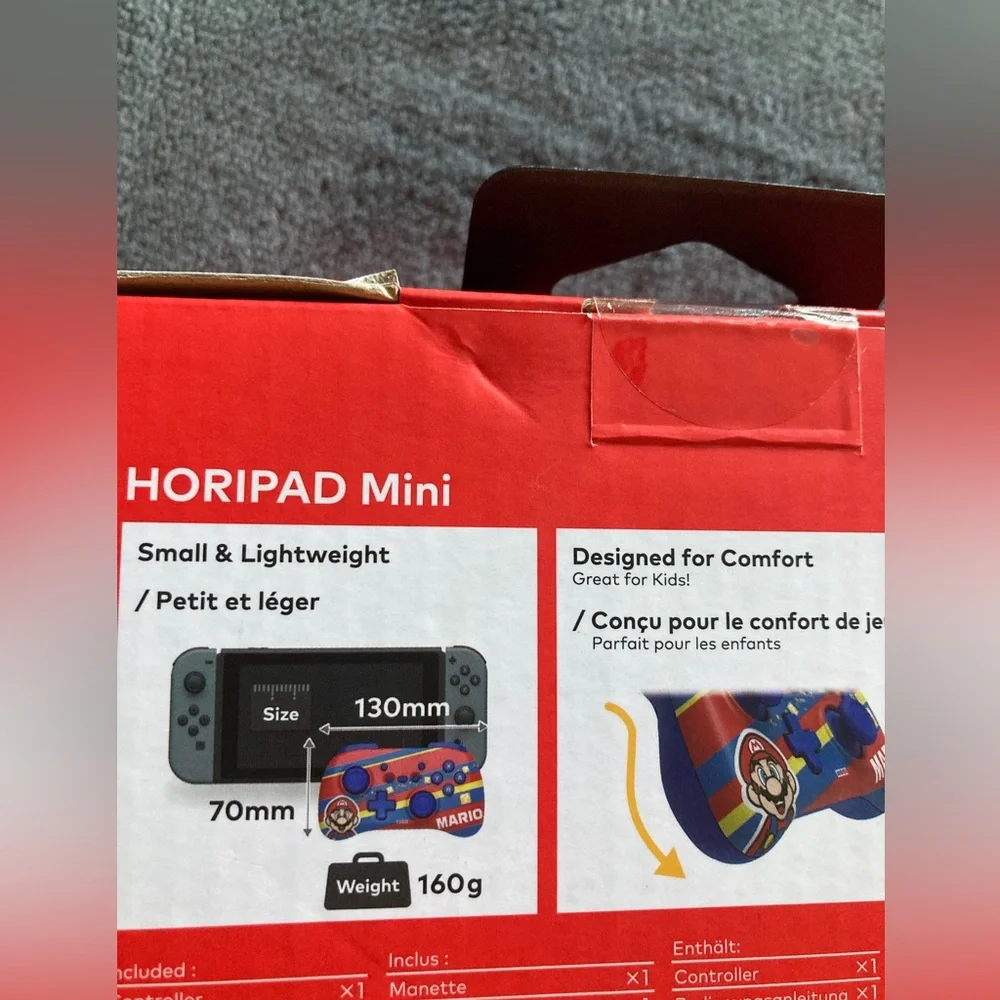 Nintendo Switch Super Mario Red Controller